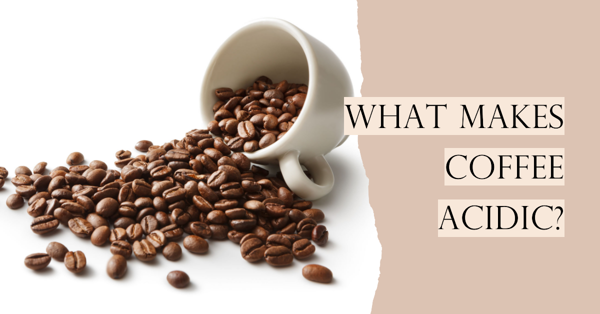 What makes coffee acidic?